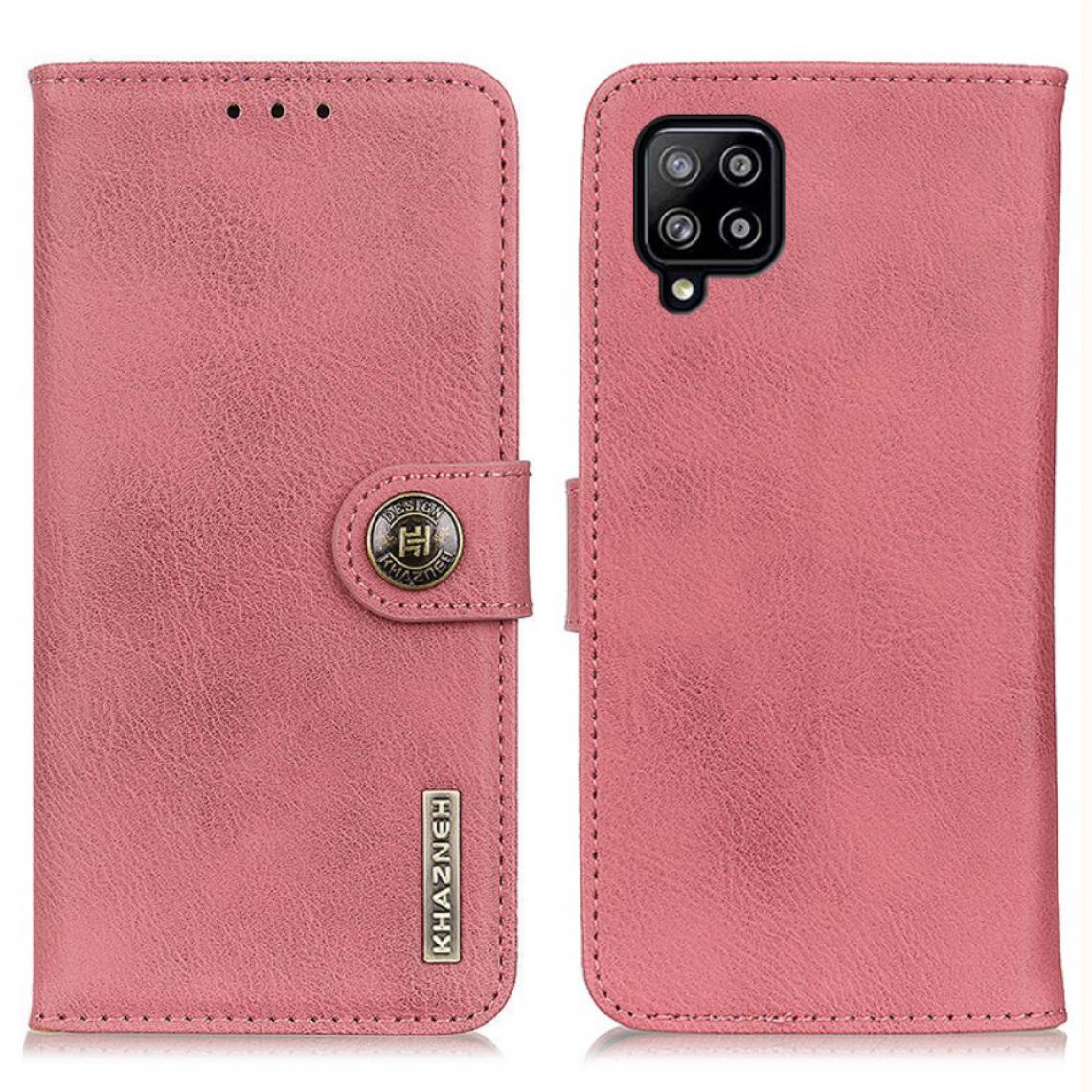 Other - Etui en PU avec support rose pour Samsung Galaxy A22 4G (EU Version) - Coque, étui smartphone