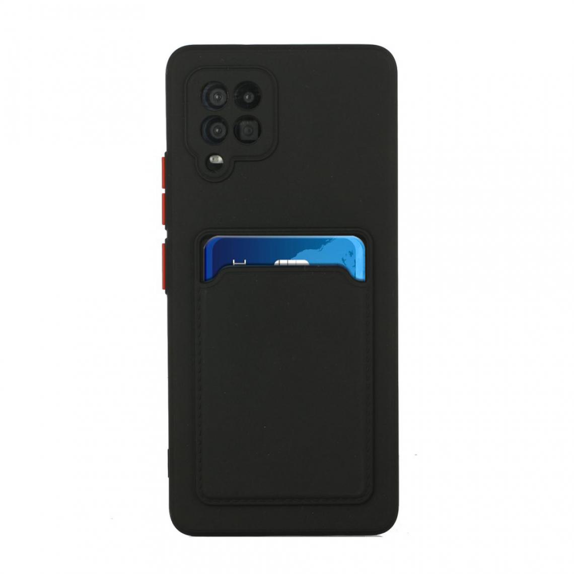Other - Coque en TPU Anti-Chute avec porte-carte noir pour votre Samsung Galaxy A42 5G - Coque, étui smartphone