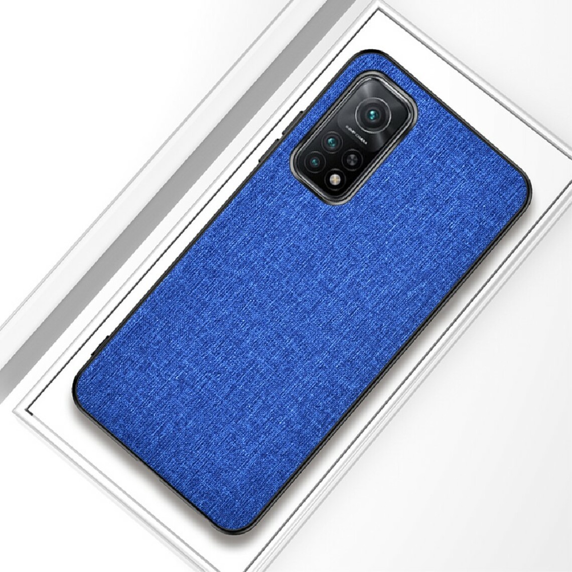 Other - Coque en TPU tissu enduit bleu pour votre Xiaomi Mi 10T 5G/Mi 10T Pro 5G/Redmi K30S - Coque, étui smartphone