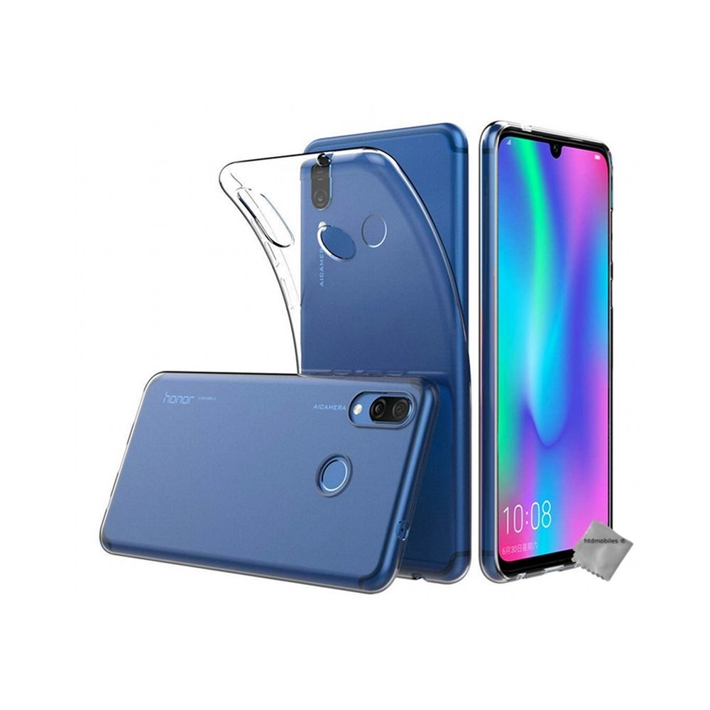Htdmobiles - Housse etui coque silicone gel Huawei P Smart (2019) + verre trempe TRANSPARENT TPU - Autres accessoires smartphone