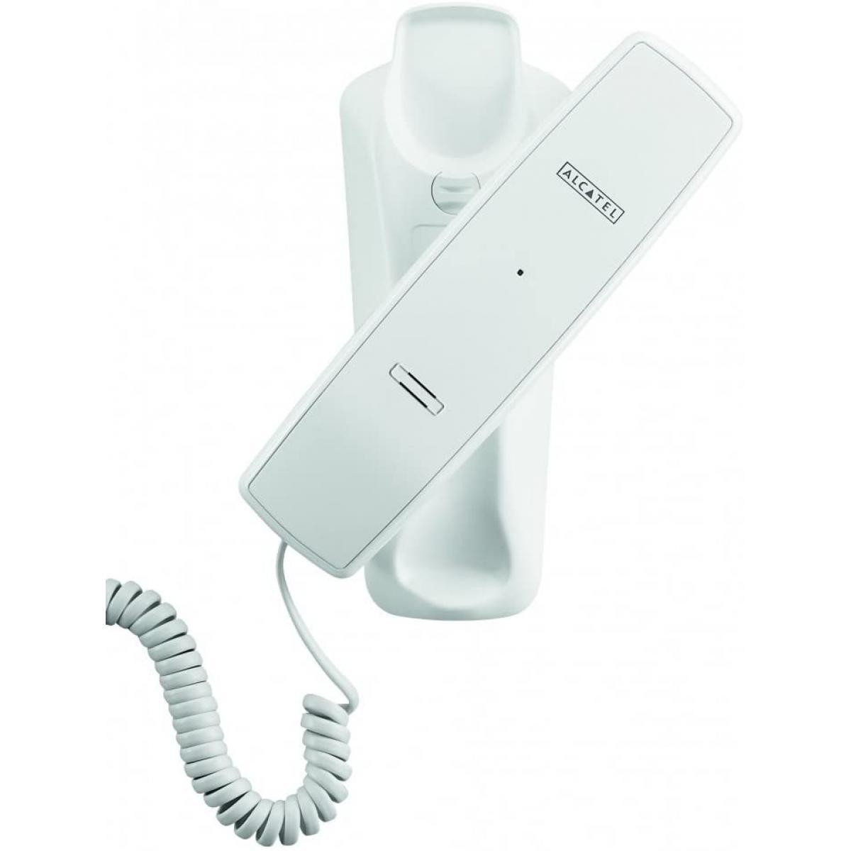 Alcatel - telephone Filaire Monobloc Fixation murale Blanc - Téléphone fixe filaire