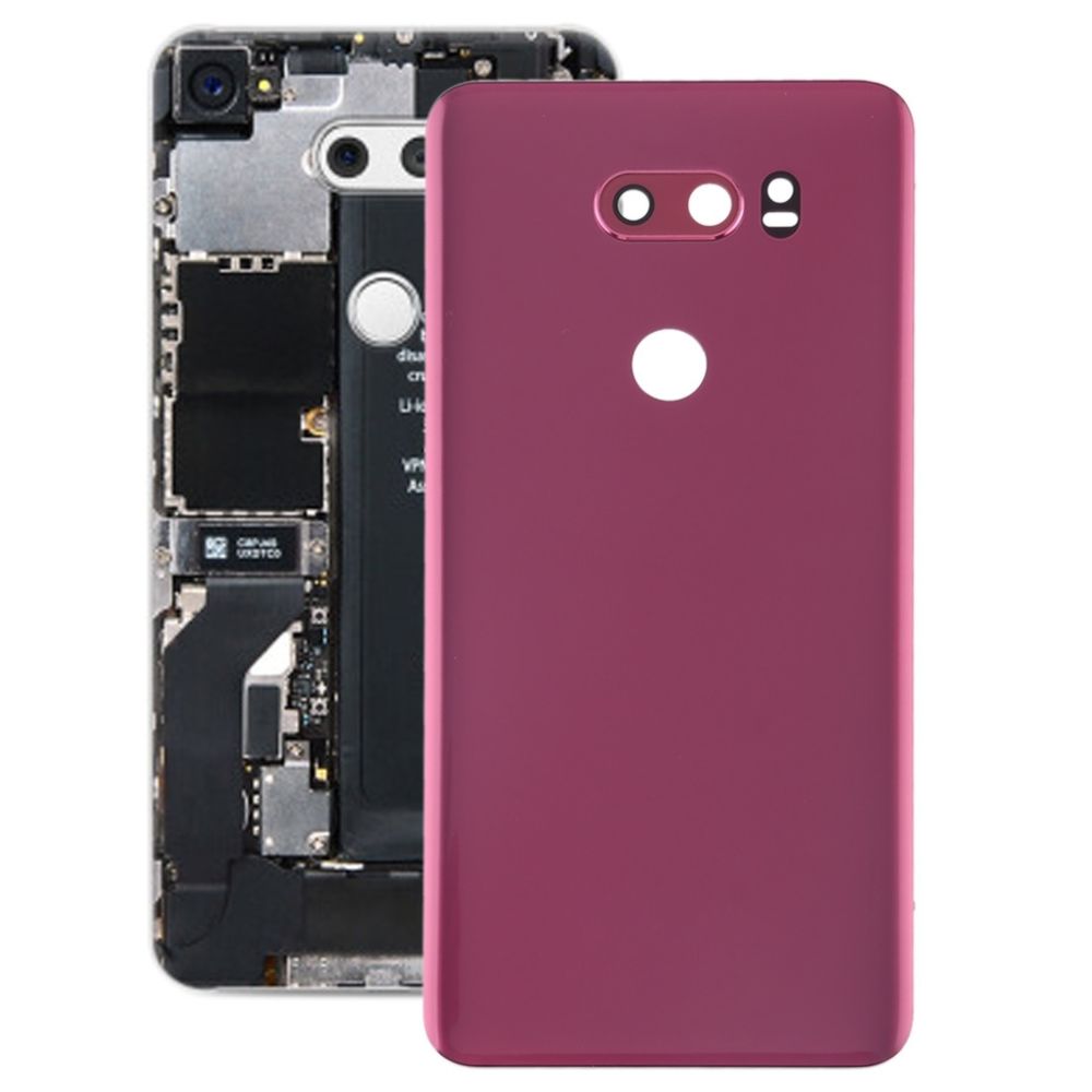 Wewoo - Cache arrière de la batterie avec lentille de caméra pour LG V30 / VS996 / LS998U / H933 / / H930 rouge - Autres accessoires smartphone