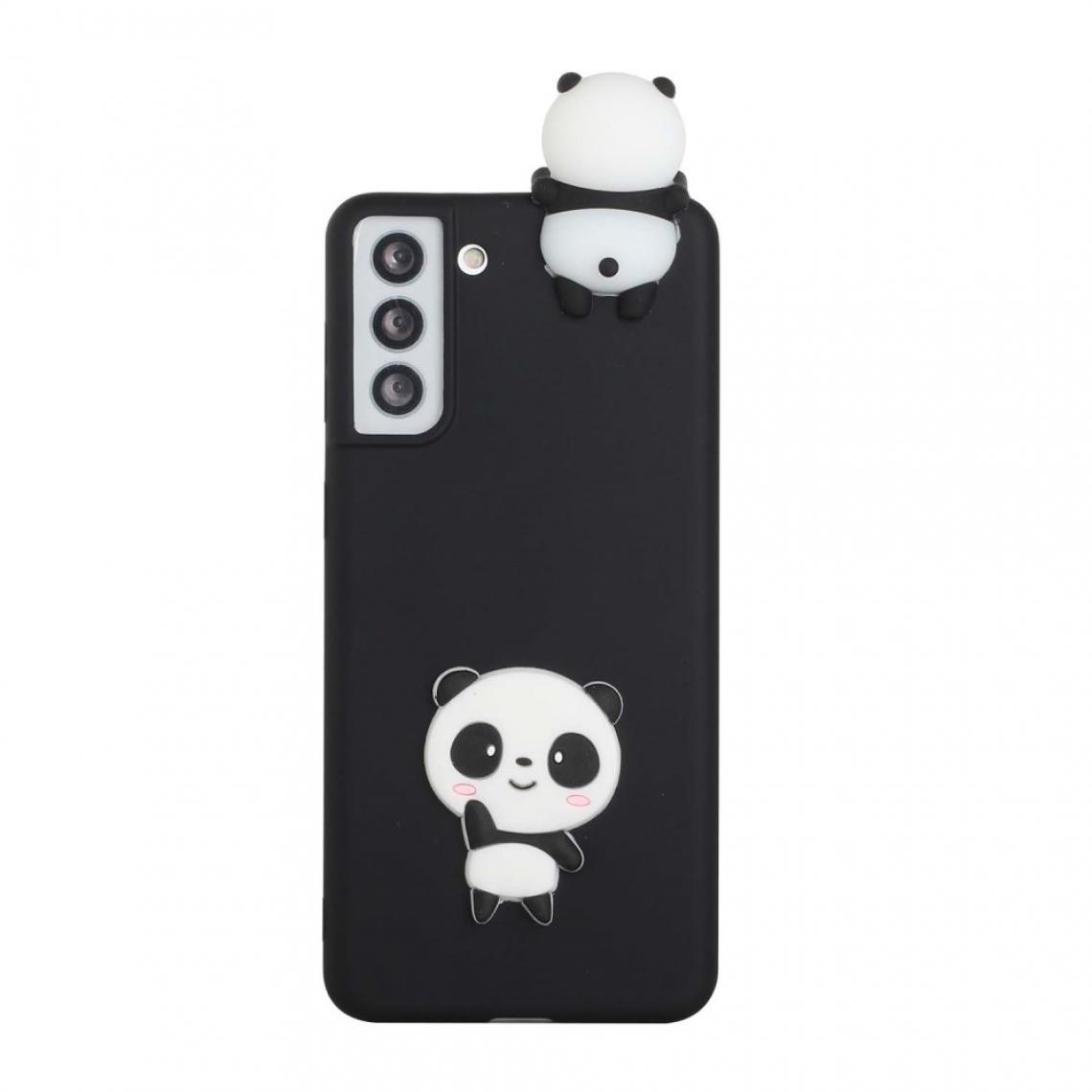 Other - Coque en TPU + Silicone Décor de motif mignon 3D souple Panda noir pour votre Samsung Galaxy S21 5G - Coque, étui smartphone