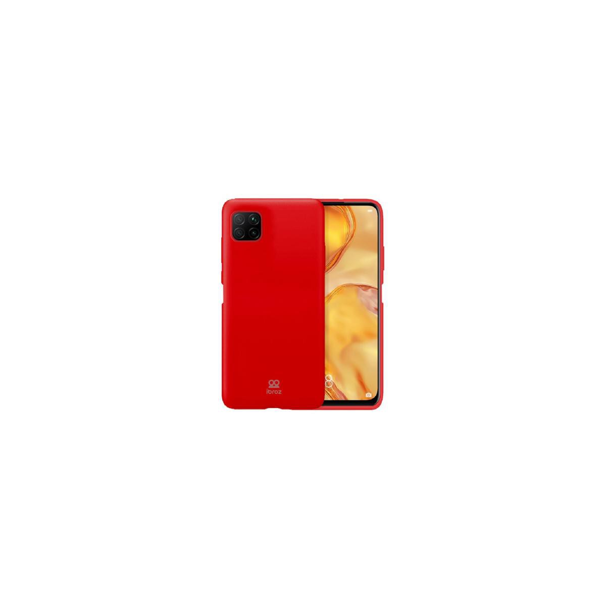 Ibroz - Ibroz Coque en silicone rouge pour Huawei P40 Lite - Autres accessoires smartphone