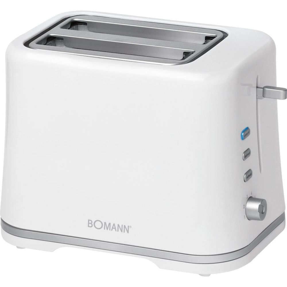 Bomann - Grille Pain Toaster 2 fentes blanc Bomann TA 1577 CB - Grille-pain