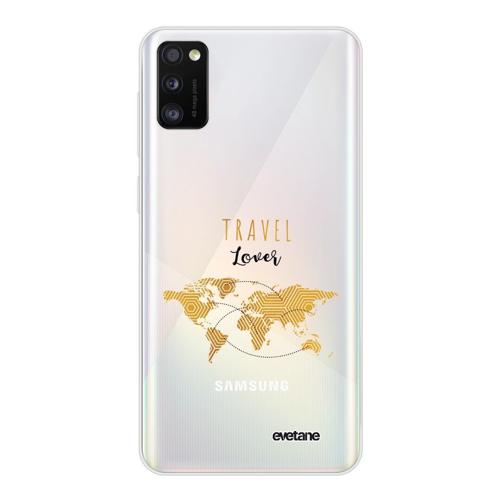 Evetane - Coque Samsung Galaxy A41 souple transparente Travel Lover Motif Ecriture Tendance Evetane - Coque, étui smartphone