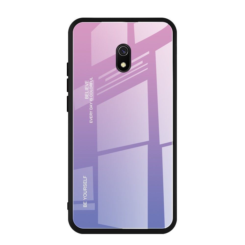 marque generique - Coque en TPU dégradé de couleurs rose/violet pour votre Xiaomi Redmi 8A - Coque, étui smartphone