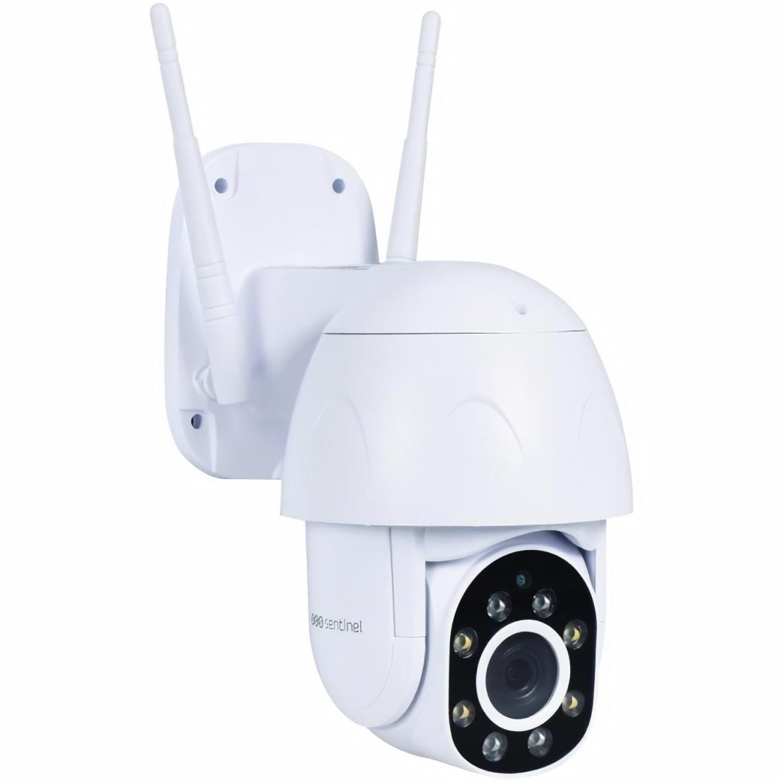 Scs Sentinel - SCS SENTINEL Caméra de surveillance extérieure rotative Full HD - OutCam Rotative - Caméra de surveillance connectée