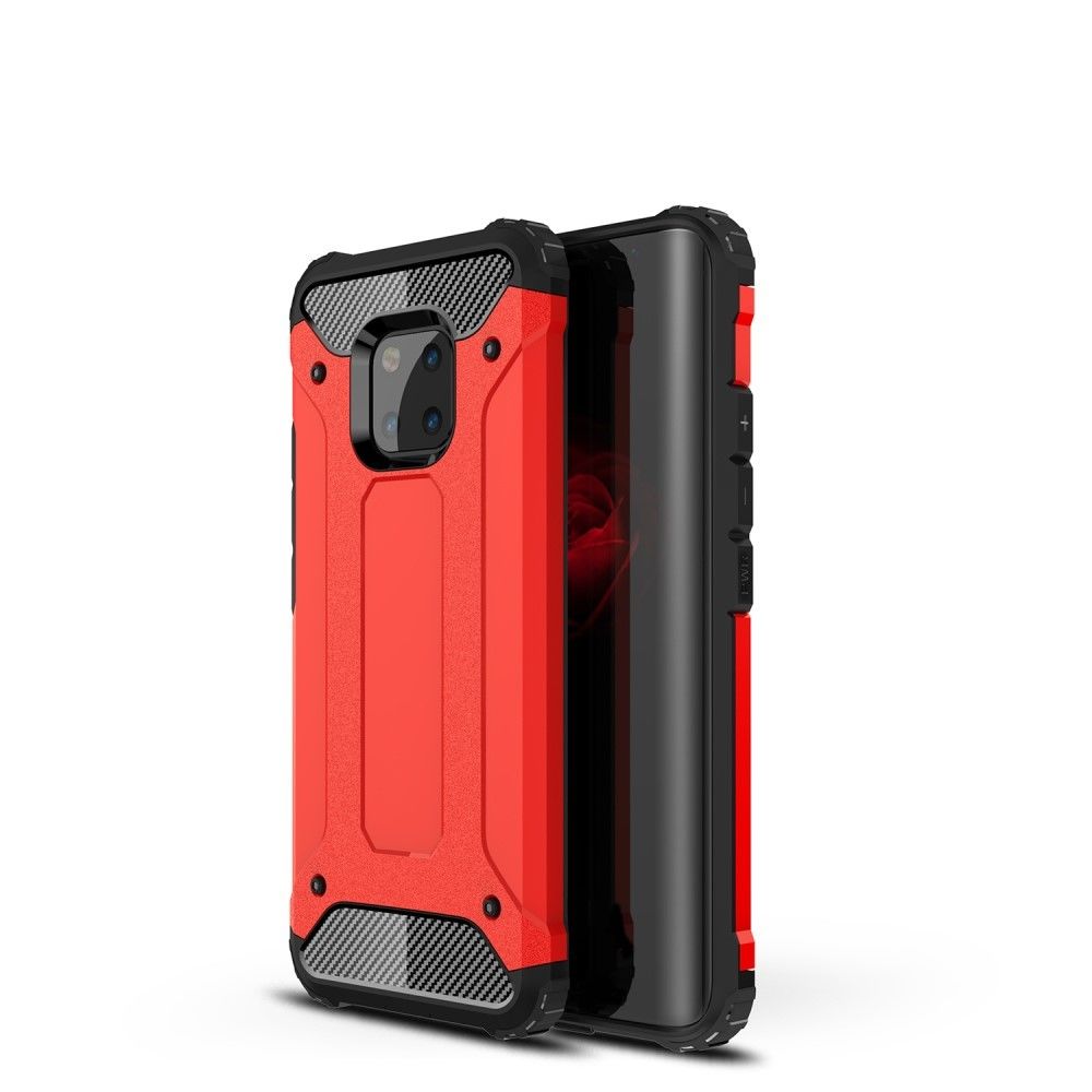 marque generique - Coque en TPU armure de protection hybride rouge pour votre Huawei Mate 20 Pro - Autres accessoires smartphone