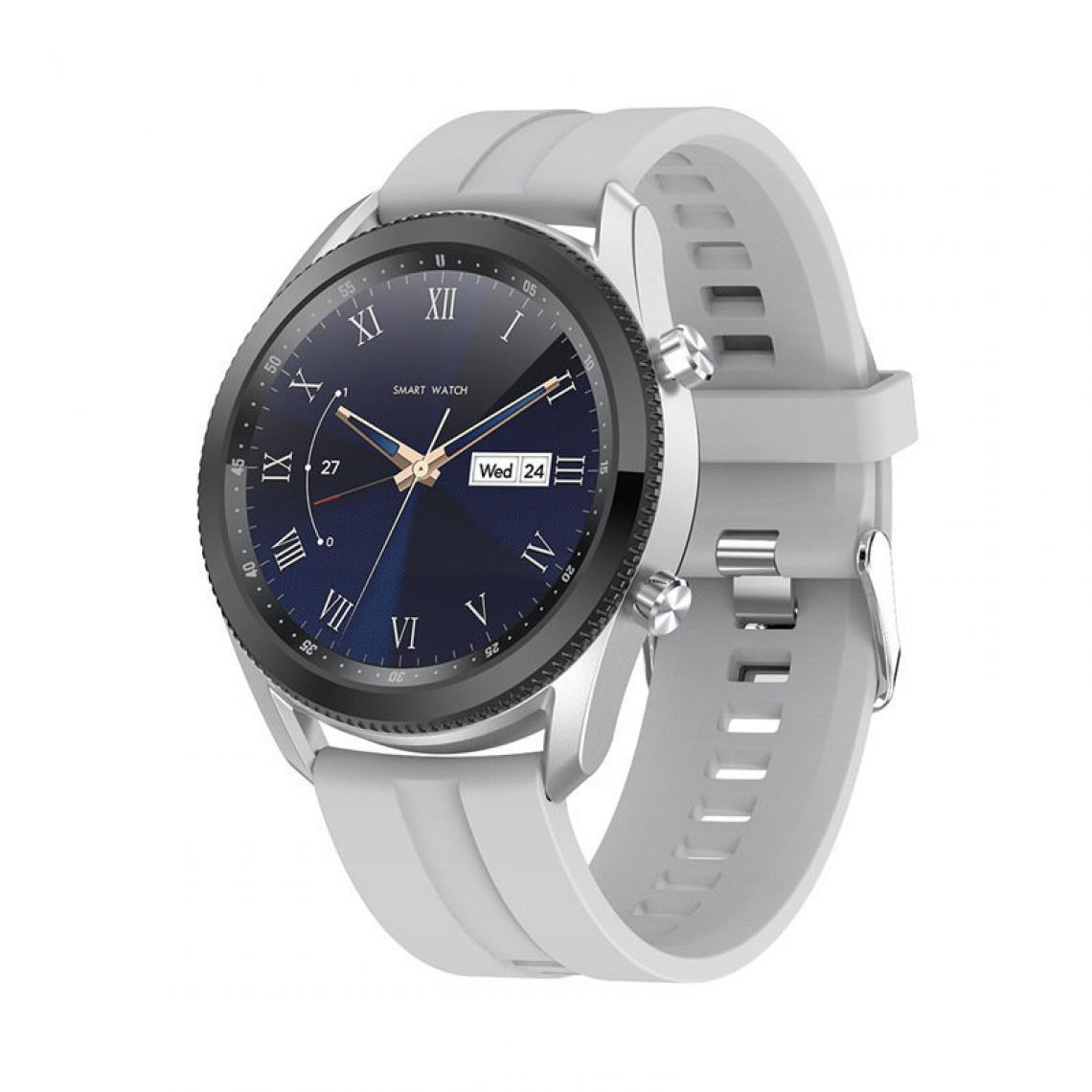Chronotech Montres - Chronus Smart Watch Women Man 1.28 Inch Smart Watch Smartwatch with Heart Rate Monitor(Gray) - Montre connectée