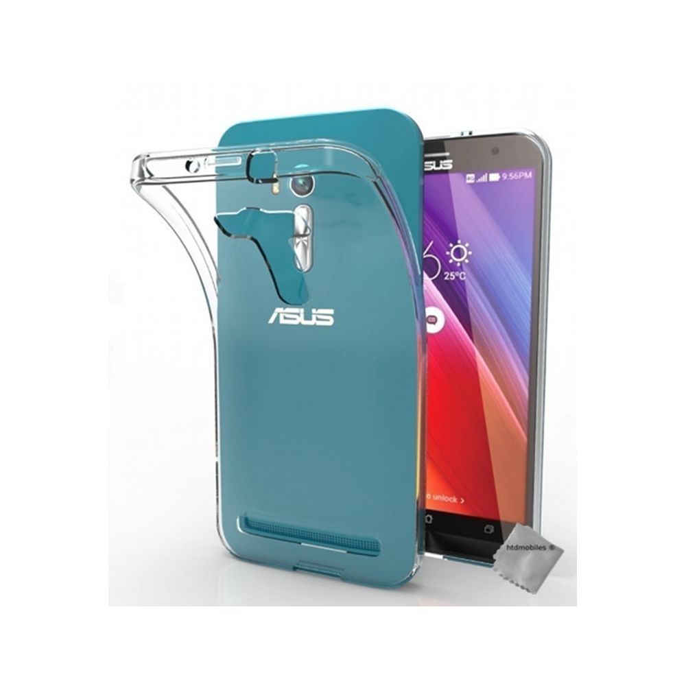 Htdmobiles - Housse etui coque gel fine Asus Zenfone Go ZB551KL + verre trempe - TRANSPARENT TPU - Autres accessoires smartphone