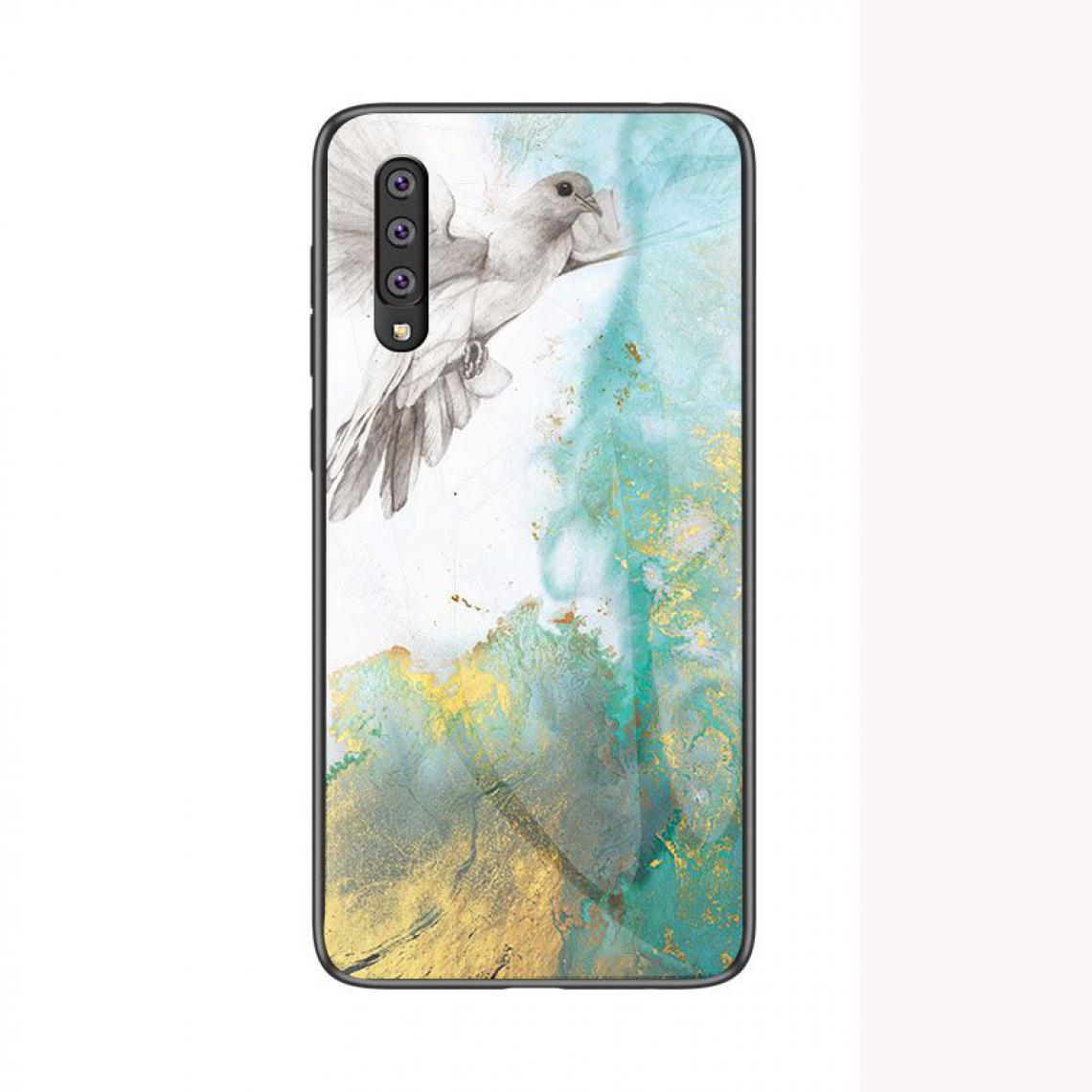 OtterBox - Samsung Galaxy A70 Housse Etui Coque de protection rigide effet marbré [Pigeon Blanc] - Coque, étui smartphone