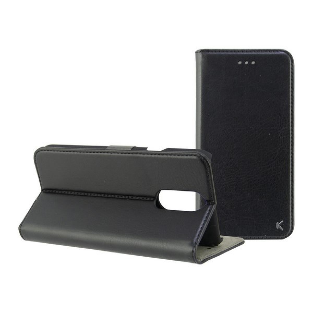 Totalcadeau - Housse de protection Folio compatible Lg Q7 Noir Pas cher - Coque, étui smartphone