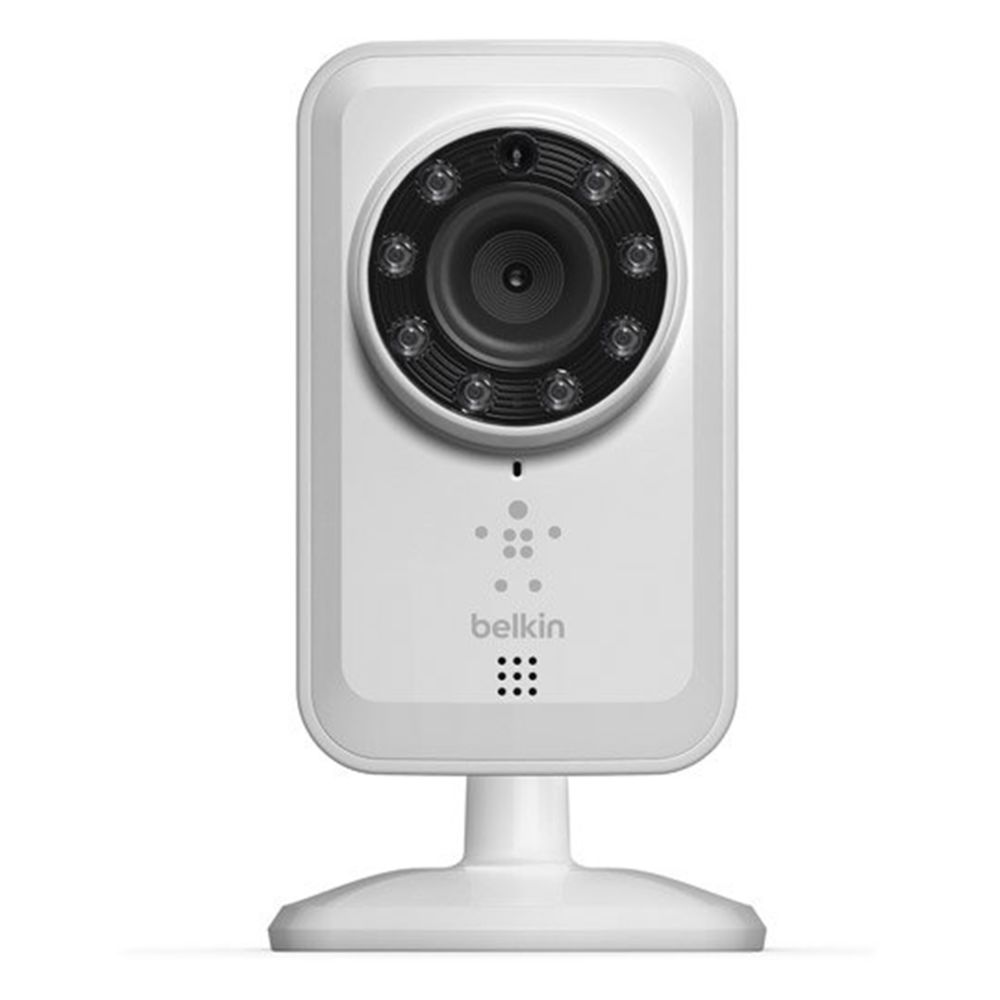Belkin - Caméra Wi-Fi avec vision nocturne - Caméra de surveillance connectée