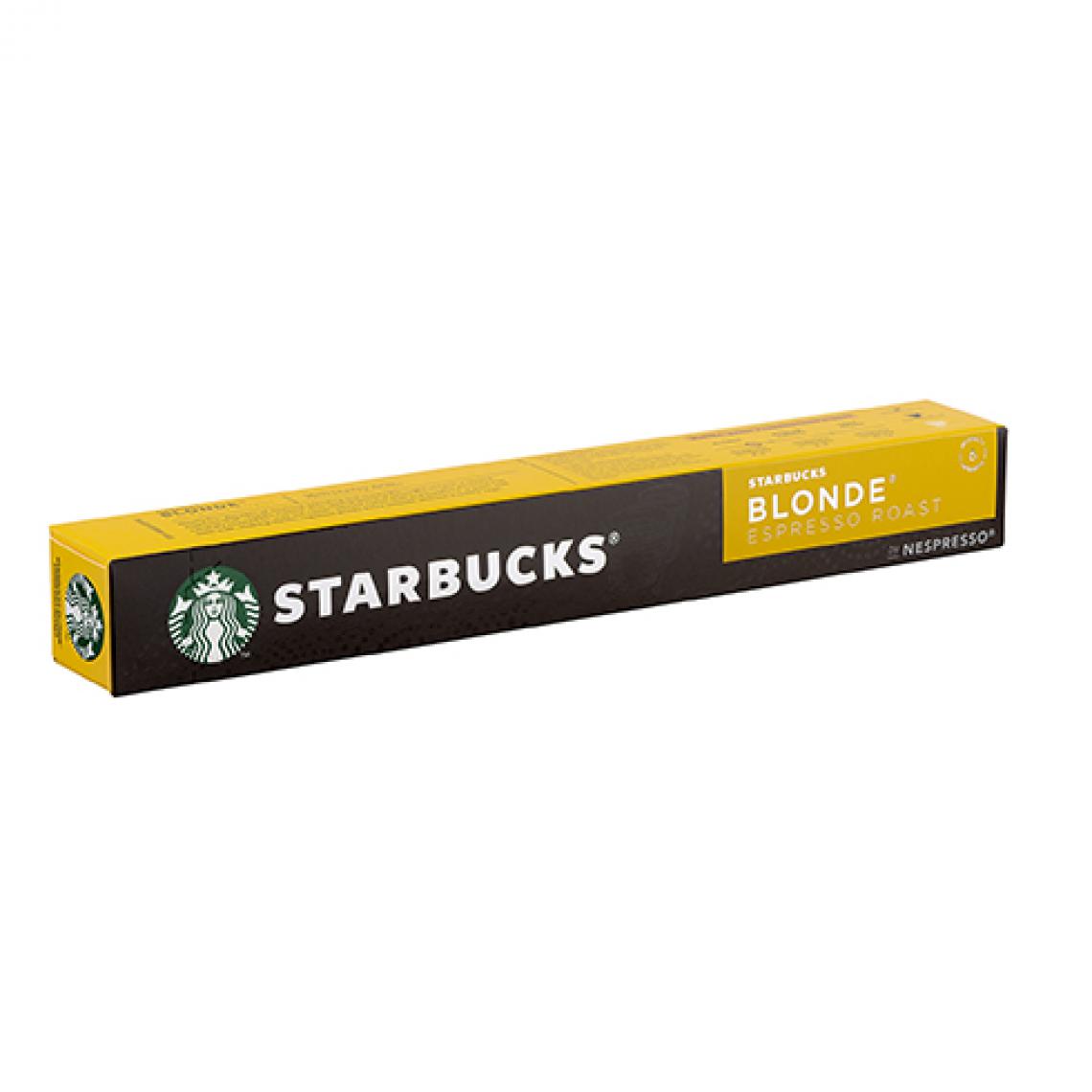 NC - Capsules de café Starbucks Espresso blond - Boîte de 10 - Dosette café