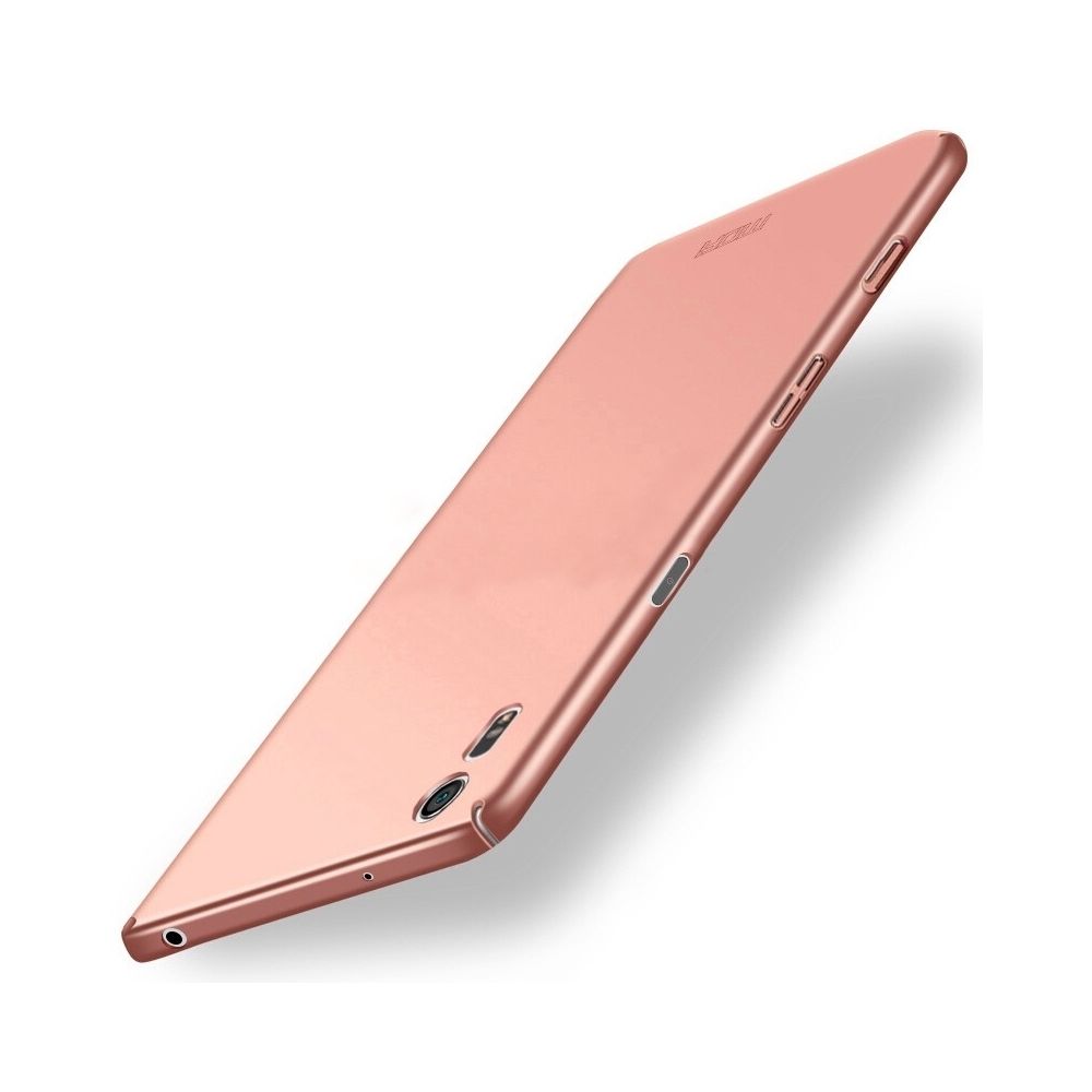 Wewoo - Coque or rose pour Sony Xperia XZ & XZs PC Ultra-mince couverture de complète de arrière - Coque, étui smartphone