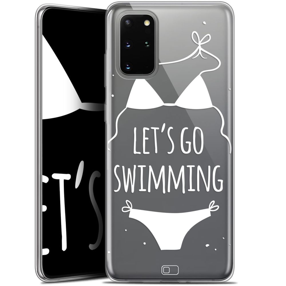 Caseink - Coque Pour Samsung S20+ (6.7 ) [Gel HD Collection Summer Design Let's Go Swim - Souple - Ultra Fin - Imprimé en France] - Coque, étui smartphone