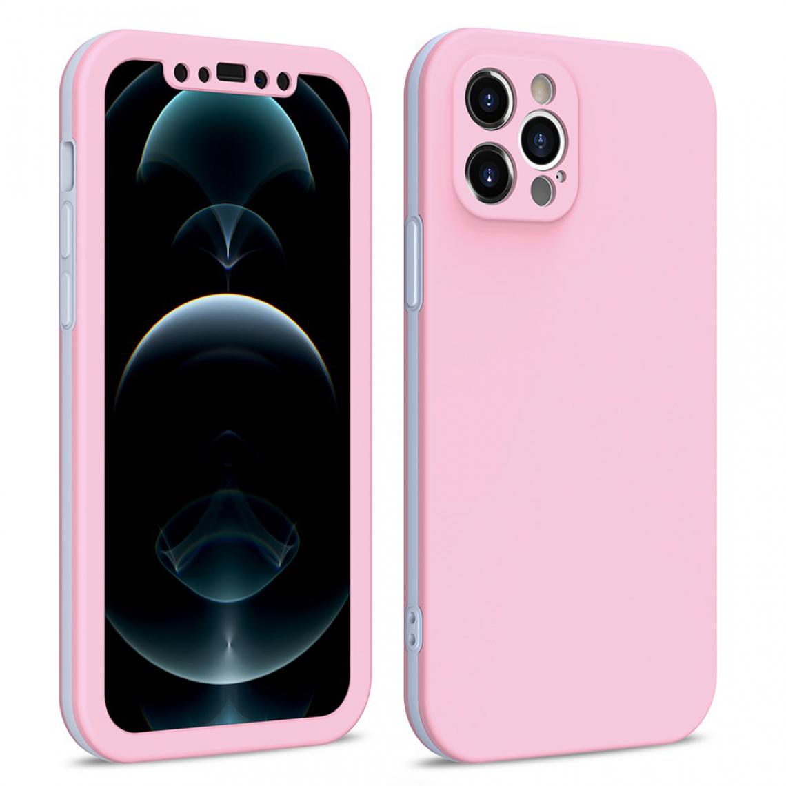 Other - Coque en TPU Hybride bicolore polyvalent résistant aux rayures rose pour votre Apple iPhone 12 Pro Max - Coque, étui smartphone