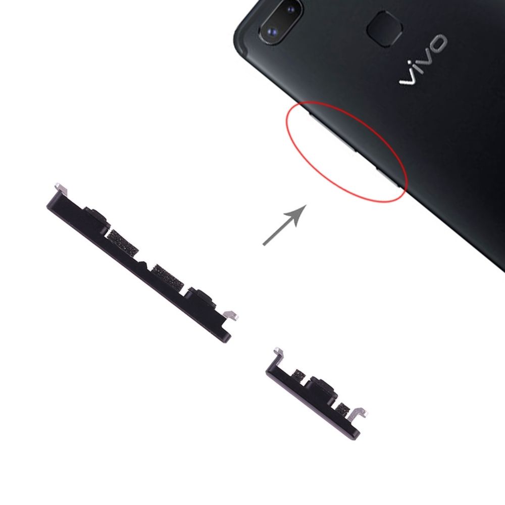 Wewoo - Pièce détachée Touches latérales pour Vivo X20 Plus noir - Autres accessoires smartphone