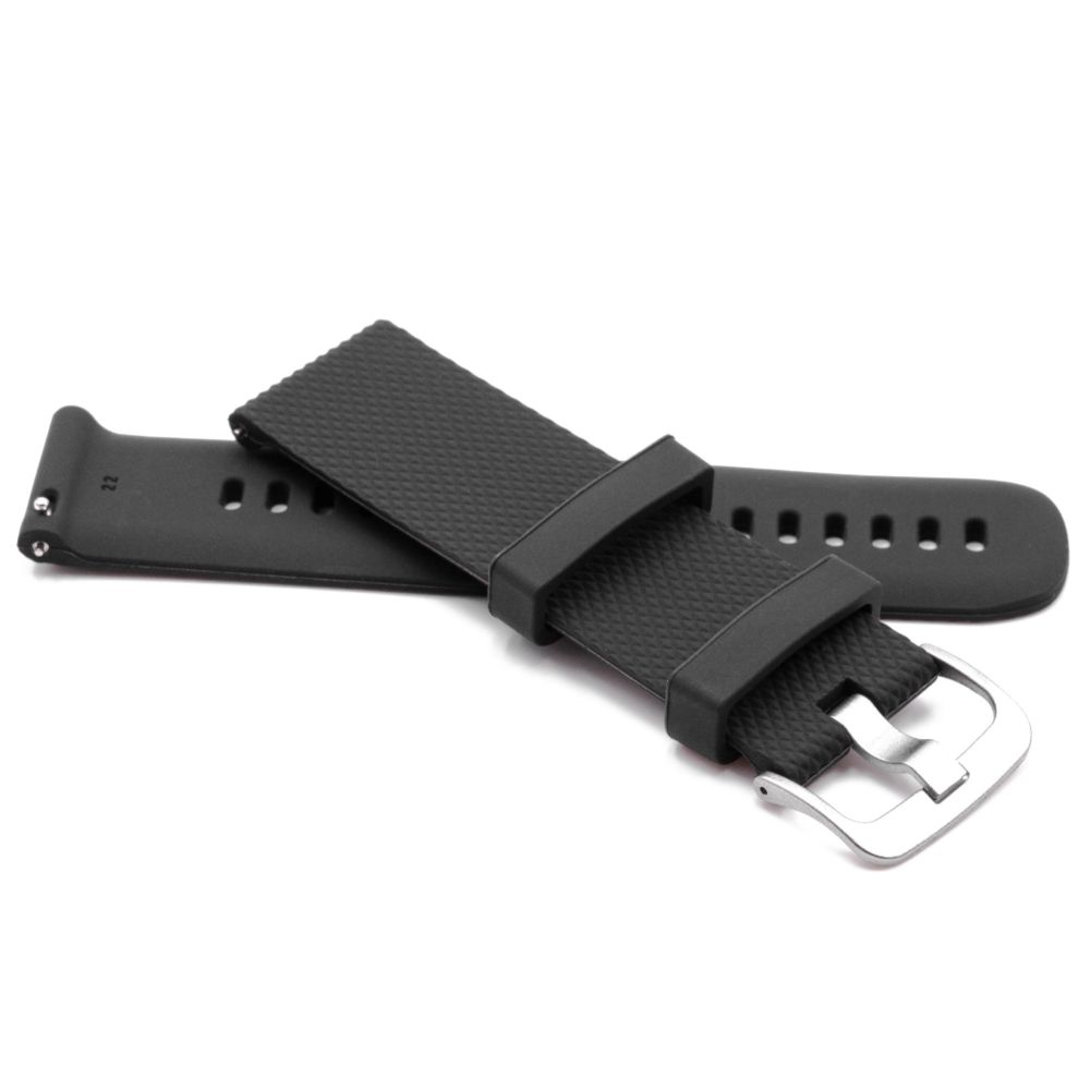 Vhbw - vhbw bracelet silicone noir S compatible avec Samsung Galaxy Watch 46mm (SM-R805) - Accessoires montres connectées