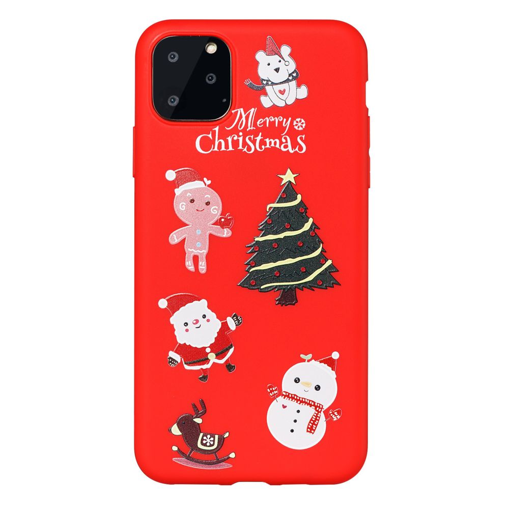 Generic - Location Case neige de Noël couverture Convient pour iPhone 11 Pro Max pouces cadeau red - Autres accessoires smartphone