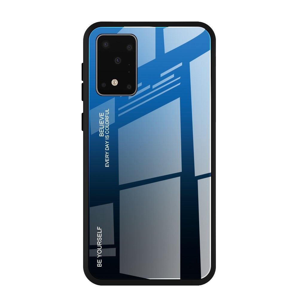 marque generique - Coque en TPU hybride de couleur dégradé bleu/noir pour votre Samsung Galaxy S11 - Coque, étui smartphone