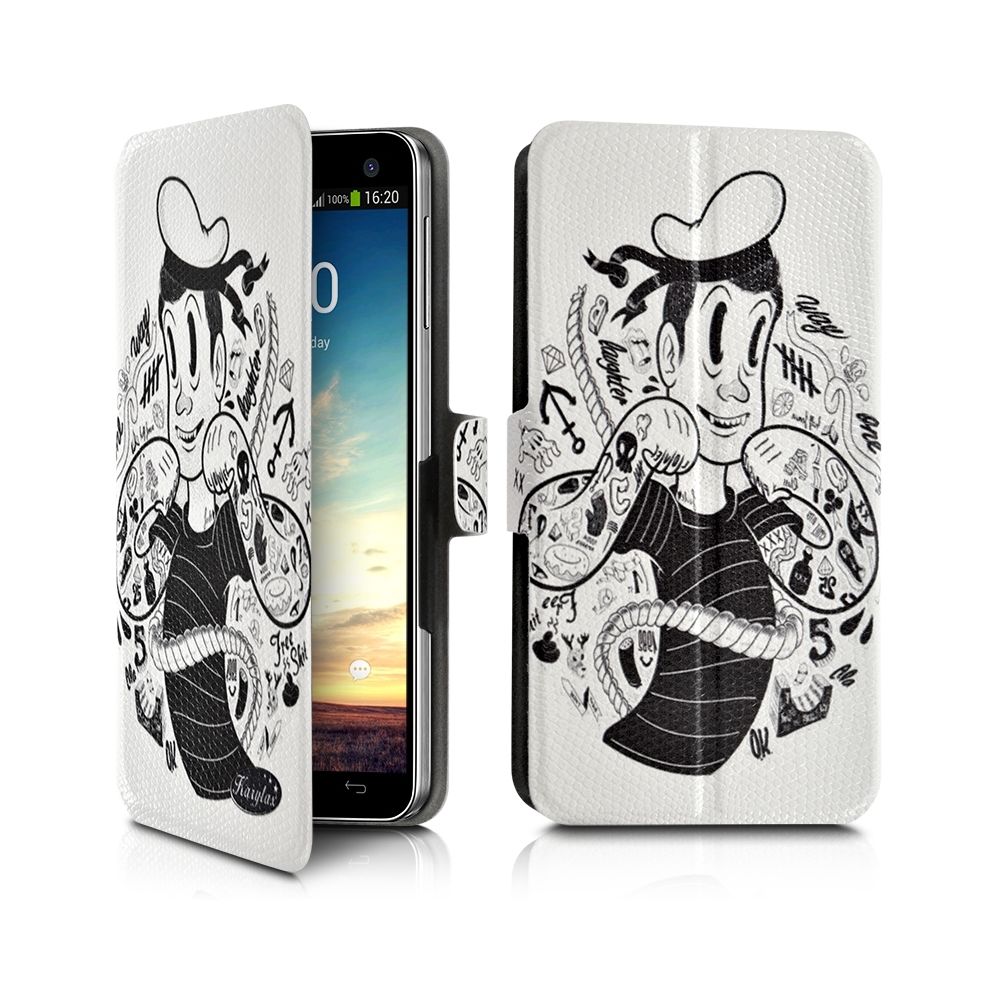 Karylax - Etui Porte-Carte Support Universel M Motif MV19 pour Huawei P20 - Autres accessoires smartphone