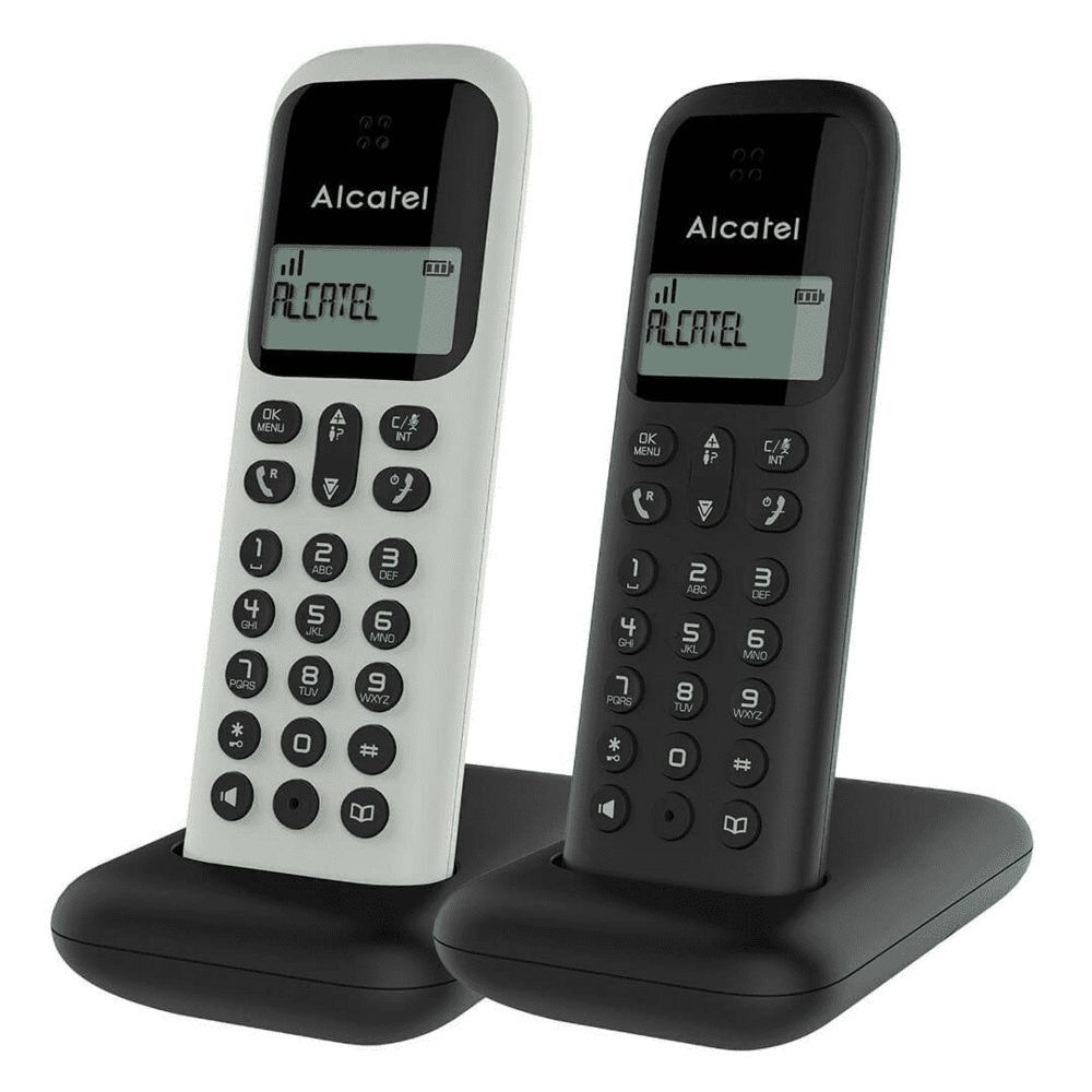 Alcatel - Alcatel D285 DUO Noir et Blanc - Téléphone fixe filaire
