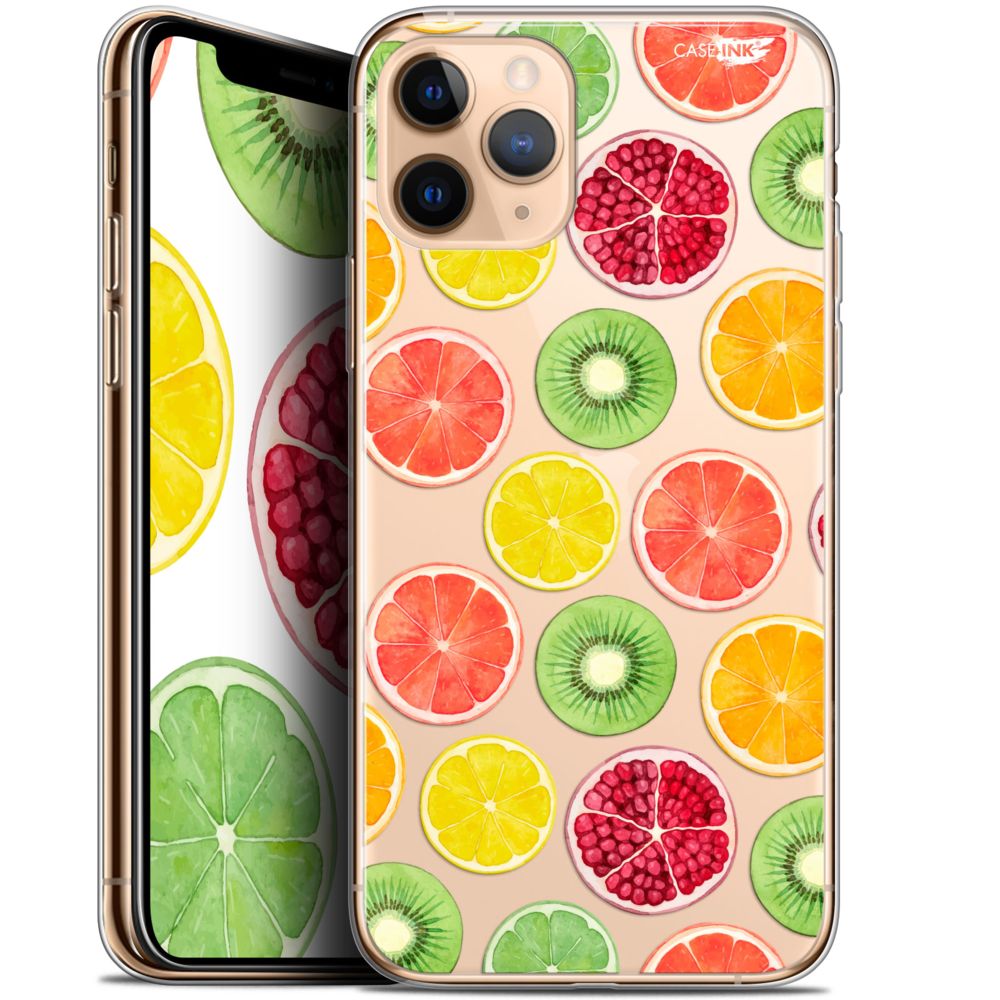 Caseink - Coque arrière Apple iPhone 11 Pro (5.8 ) Gel HD [ Nouvelle Collection - Souple - Antichoc - Imprimé en France] Fruity Fresh - Coque, étui smartphone