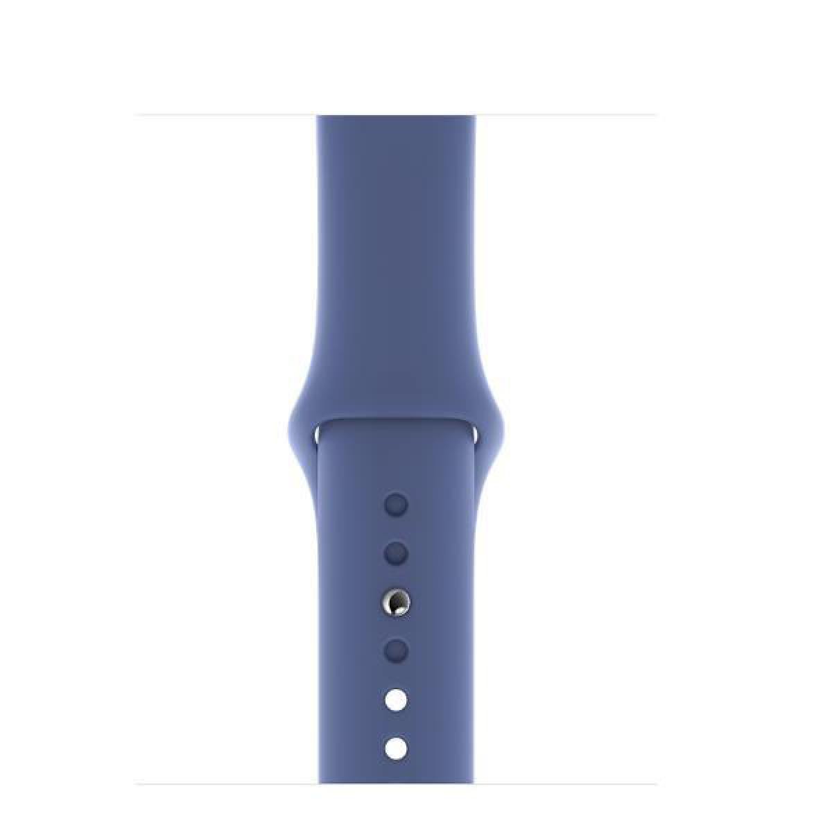 Apple - Watch 44 Linen Blue Sp - Bracelet connecté