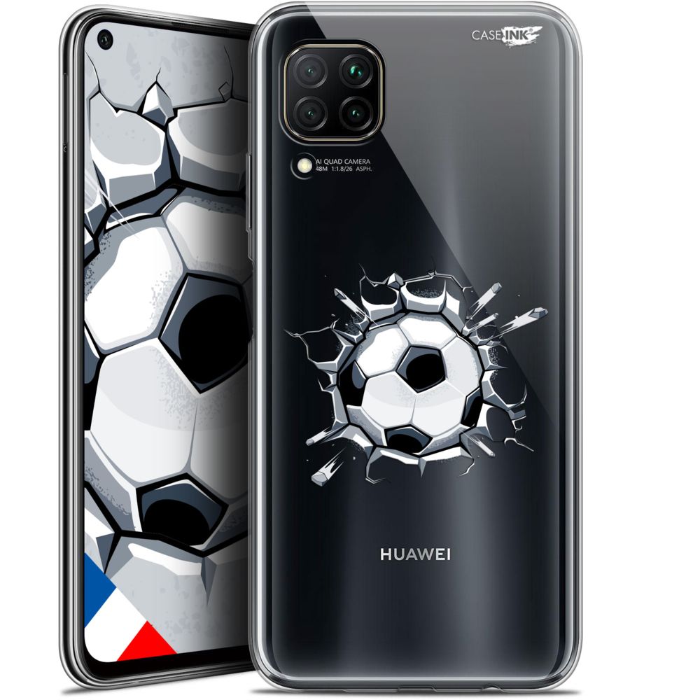 Caseink - Coque arrière Huawei P40 Lite (6.4 ) Gel HD [ Nouvelle Collection - Souple - Antichoc - Imprimé en France] Le Balon de Foot - Coque, étui smartphone