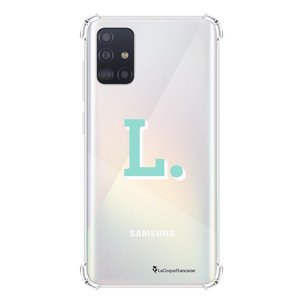 La Coque Francaise - Coque Samsung Galaxy A51 5G anti-choc souple avec angles renforcés transparente Initiale L La Coque Francaise - Coque, étui smartphone