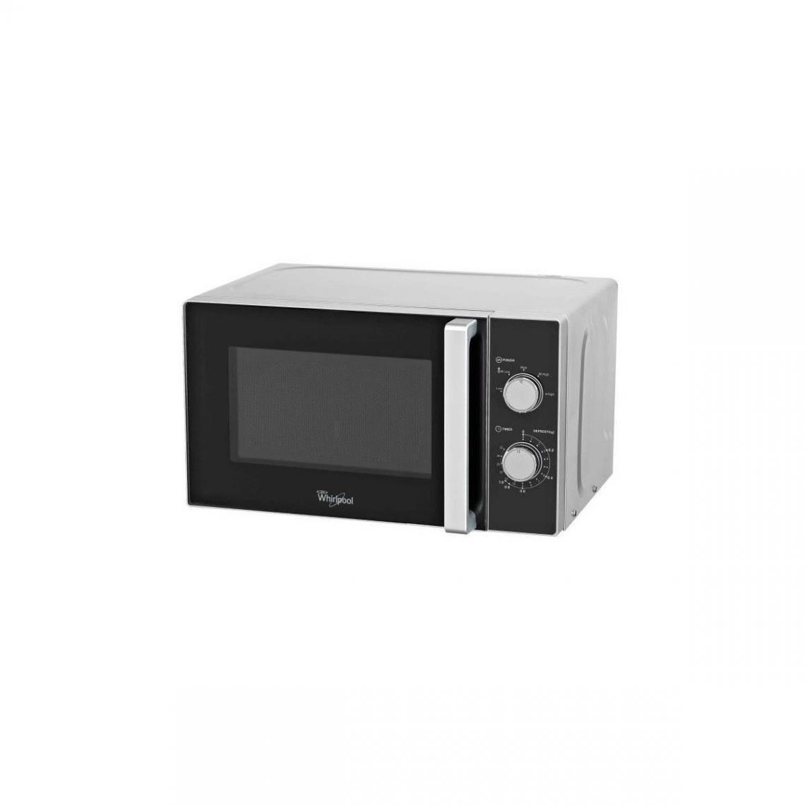 whirlpool - Micro-ondes Pose Libre 20l Whirlpool 800w 43.3cm, Mwo618sil1 - Four micro-ondes