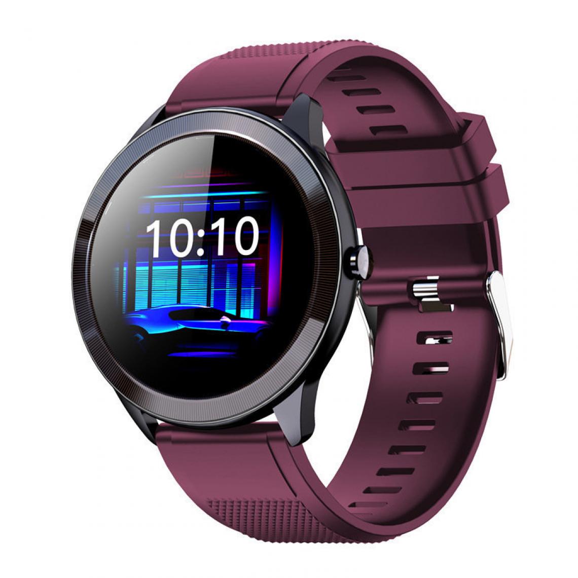 Chronotech Montres - Smartwatch Man ï¼ 1.3 inch Smart Watch Woman IP68 Waterproof(Purple) - Montre connectée