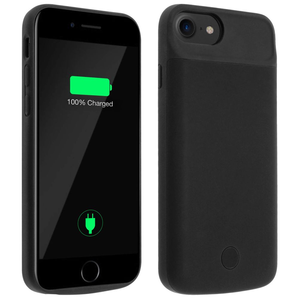 Mocca - Coque Batterie 2800 mAh iPhone 6, 6S, 7 et 8 Noir- Mocca Design - Coque, étui smartphone