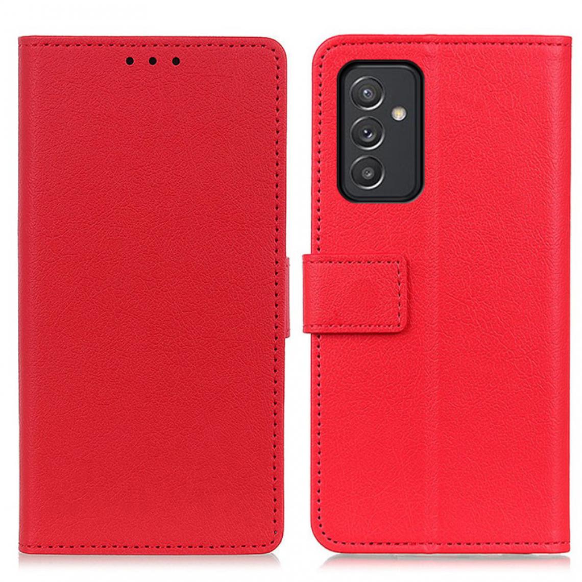 Other - Etui en PU avec support couleur rouge pour Samsung Galaxy A82 5G - Coque, étui smartphone