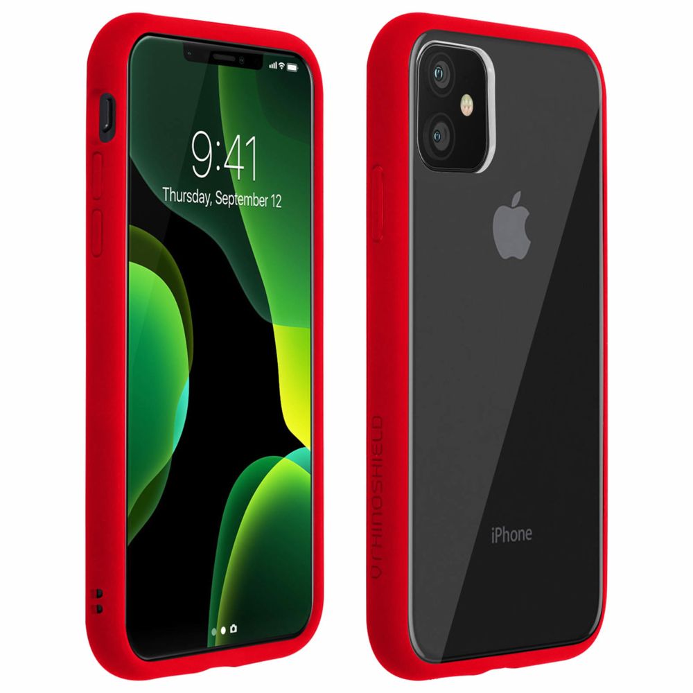 Rhinoshield - Coque iPhone 11 Modulable Bumper et Façade arrière Mod NX Rhinoshield Rouge - Coque, étui smartphone