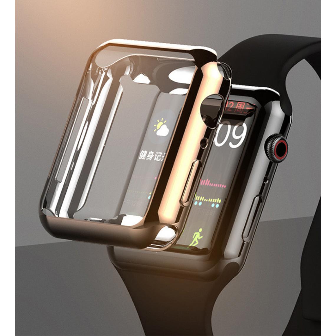 Shot - Coque Silicone 40mm pour IWATCH Serie 5 APPLE Bumper Protection Tactile (OR) - Accessoires montres connectées