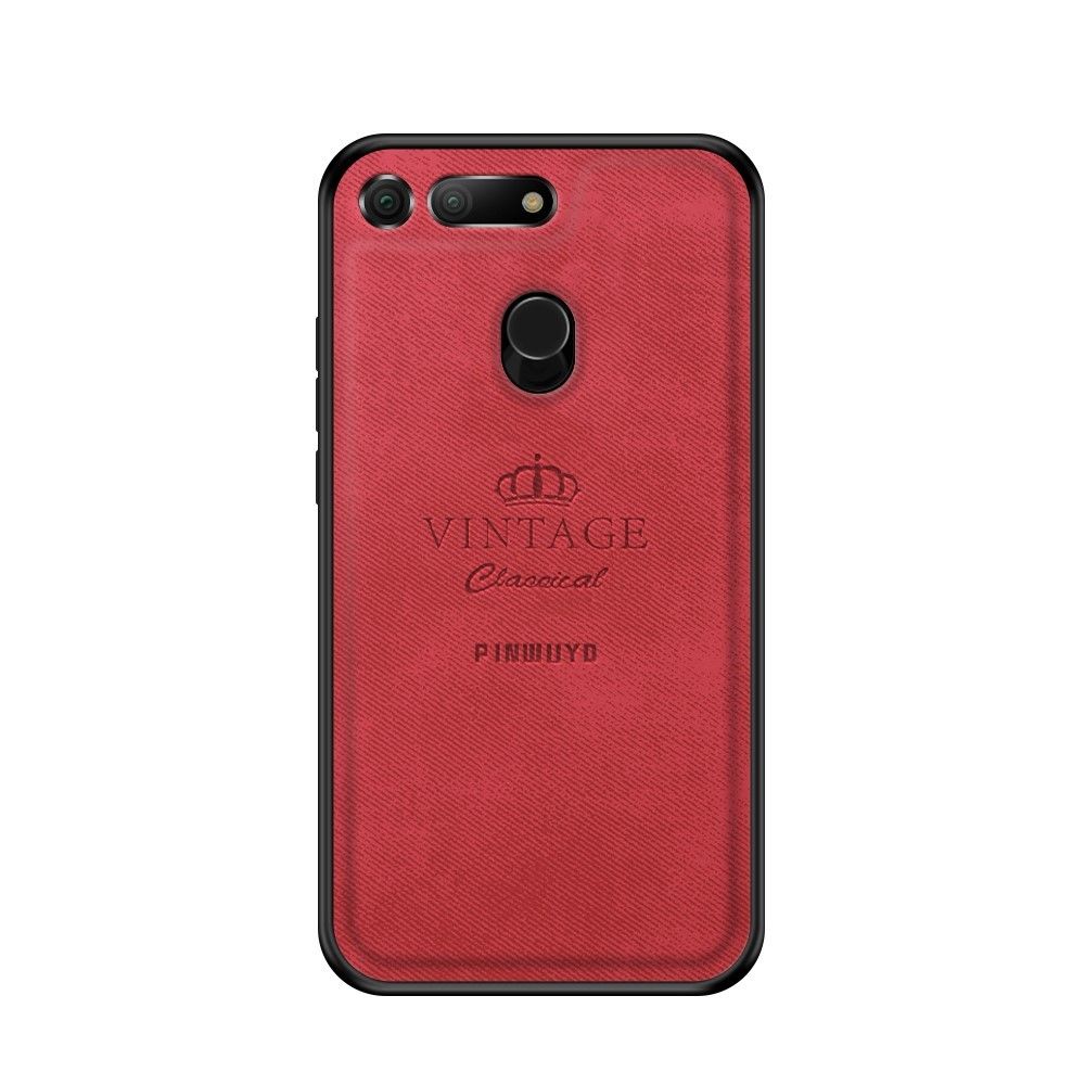marque generique - Etui en PU série honorable hybride rouge pour votre Huawei Honor View 20/V20 - Coque, étui smartphone