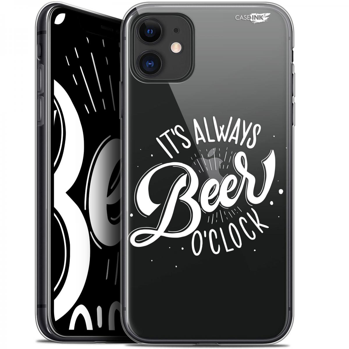 Caseink - Coque arrière Apple iPhone 11 (6.1 ) Gel HD [ Nouvelle Collection - Souple - Antichoc - Imprimé en France] Its Beer O'Clock - Coque, étui smartphone