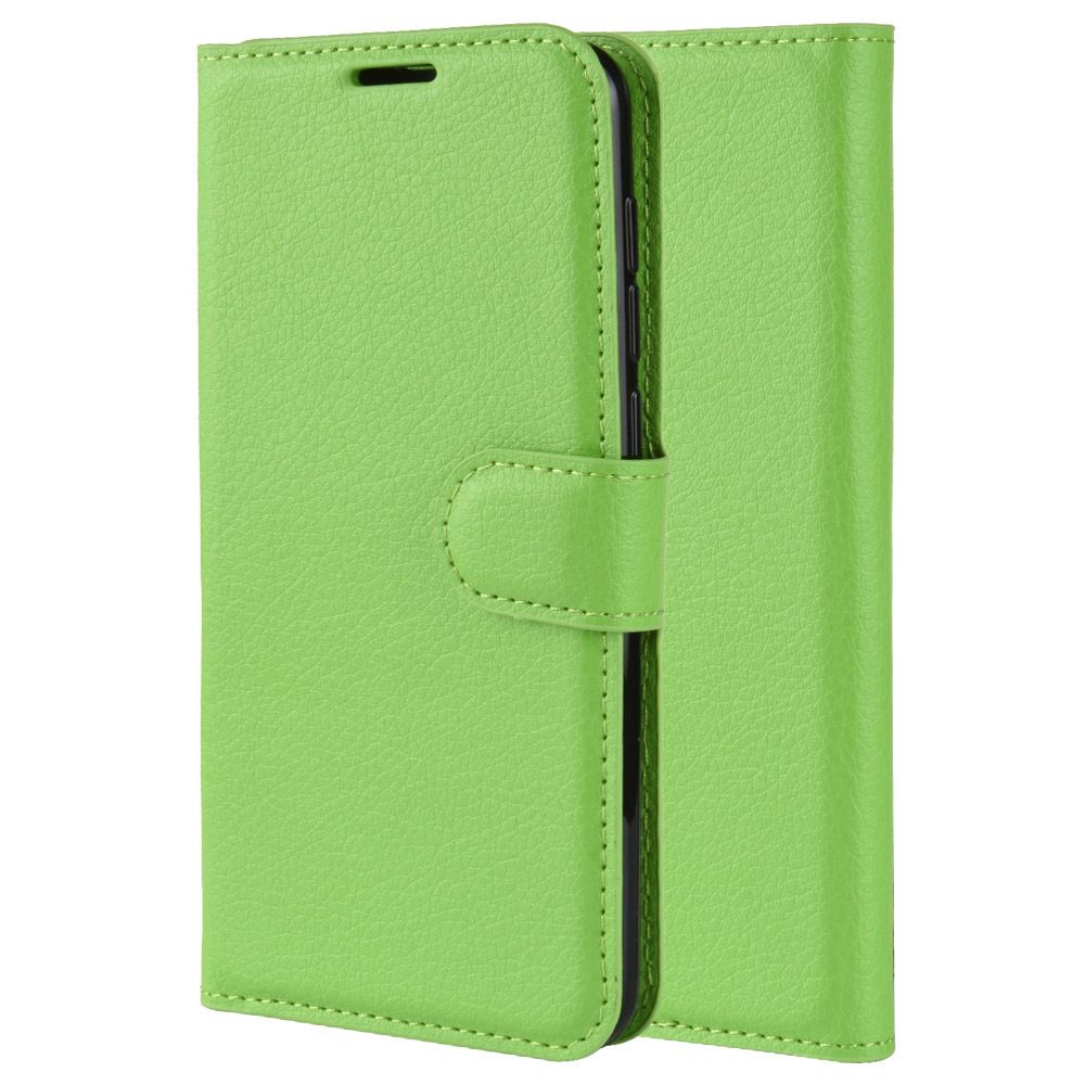 marque generique - Etui coque en cuir Folio Portefeuille anti-choc pour Redmi Note 8 - Vert - Autres accessoires smartphone