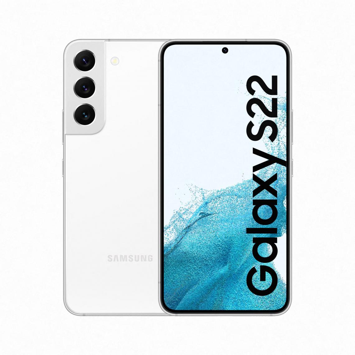 Samsung - SAMSUNG GALAXY S22 - 256Go - Blanc  - Smartphone Android