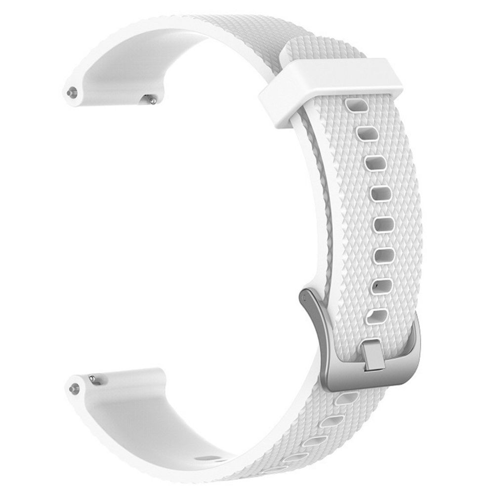 Wewoo - Bracelet pour montre connectée en silicone Smart Watch POLAR Vantage M 22mm Blanc - Bracelet connecté