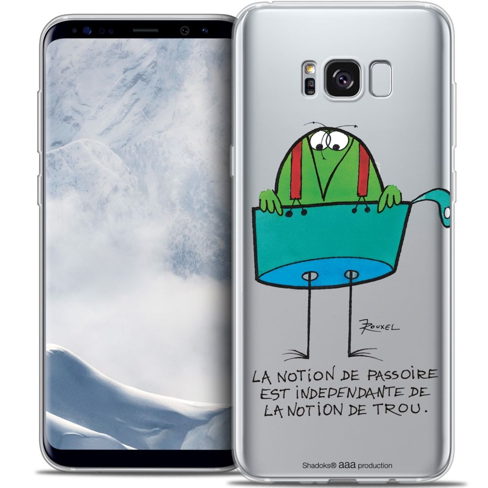 Caseink - Coque Housse Etui Samsung Galaxy S8+/ Plus (G955) [Crystal Gel HD Collection Les Shadoks ? Design La Passoire - Souple - Ultra Fin - Imprimé en France] - Coque, étui smartphone