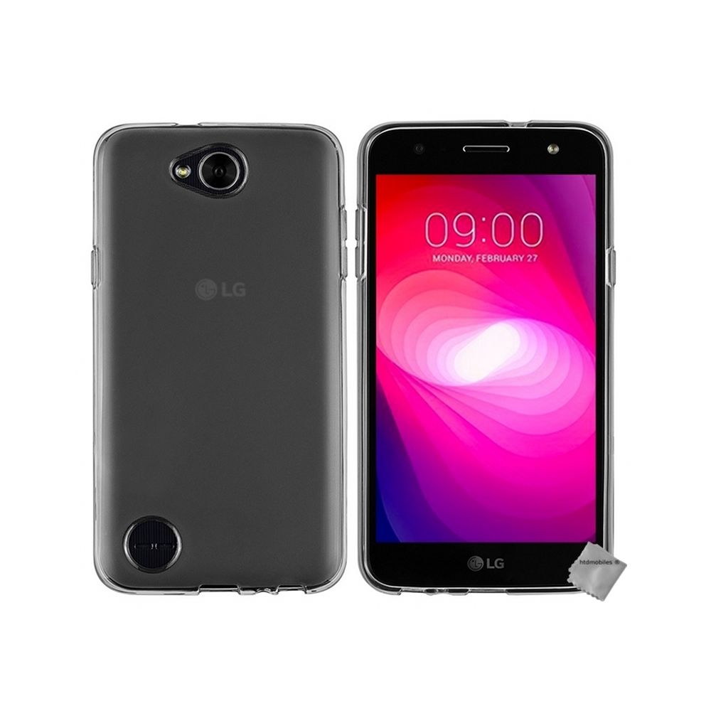 Htdmobiles - Housse etui coque pochette silicone gel fine pour LG X Power 2 + film ecran - GRIS - Autres accessoires smartphone