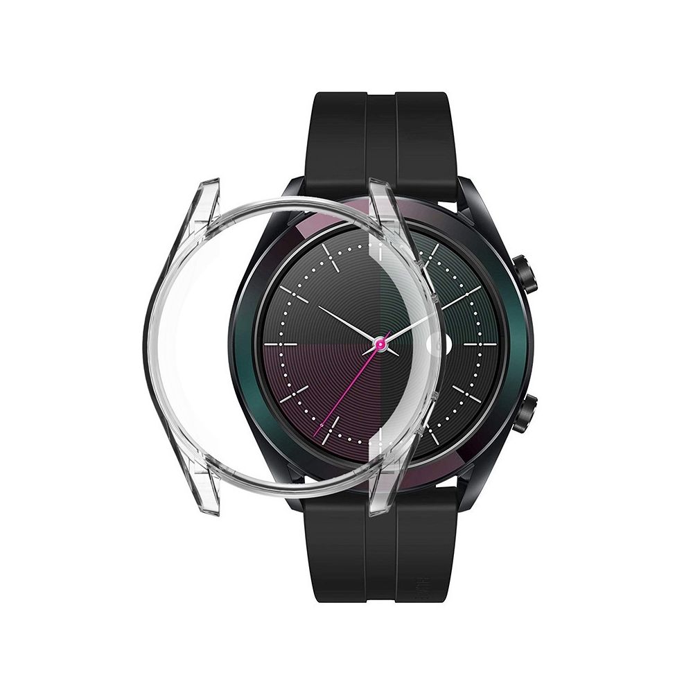 Wewoo - Boîtier de montre Pour Huawei GT 42mm Elegant TPU Housse de protection Transparent - Accessoires montres connectées
