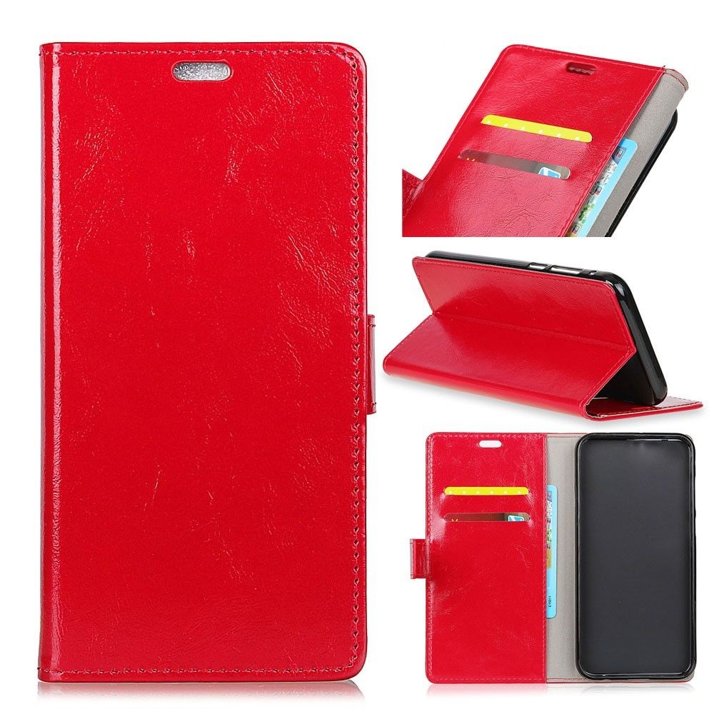 marque generique - Etui en PU coloré en rouge pour votre Asus ZenFone Max Pro M1 (ZB601KL) - Autres accessoires smartphone