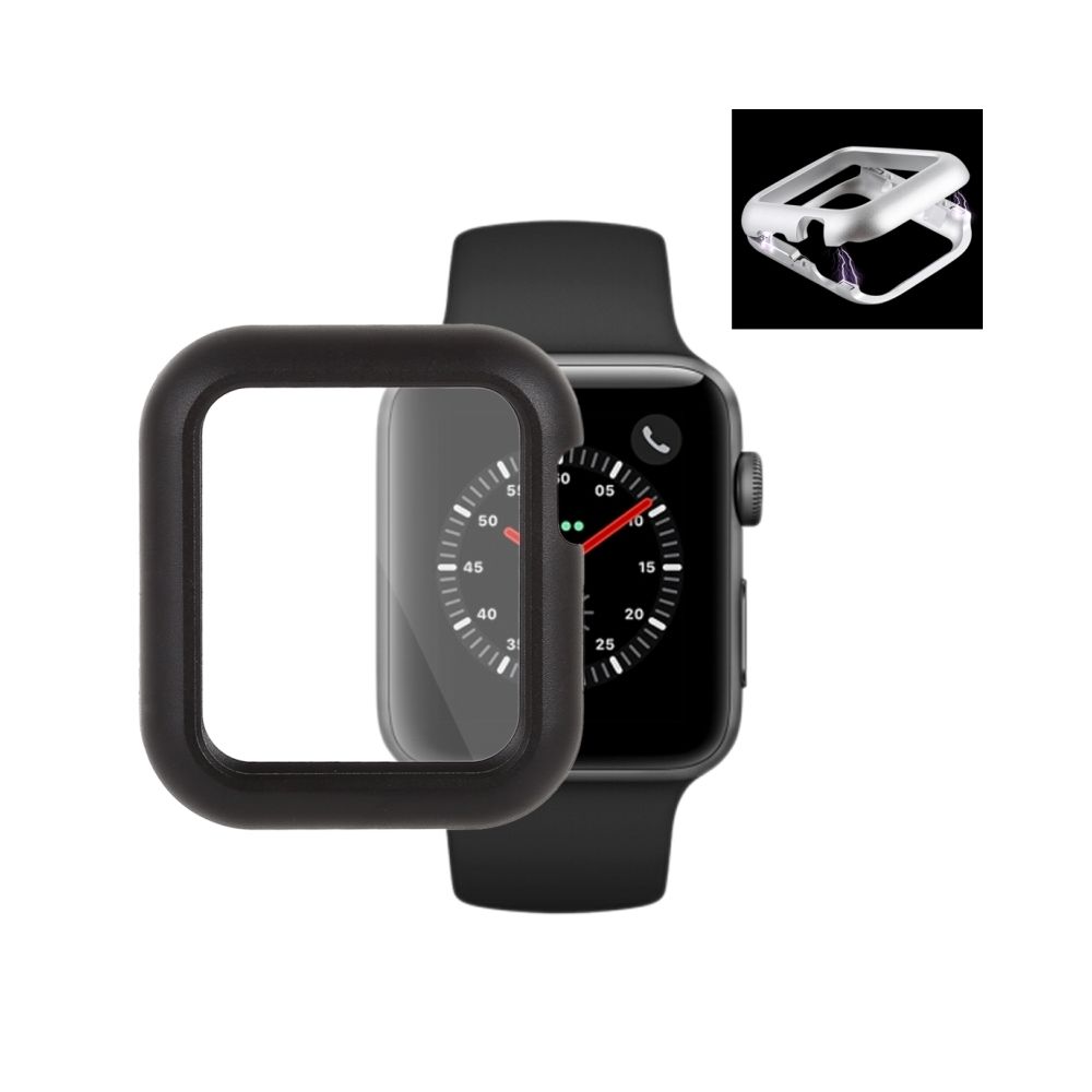 Wewoo - Etui de protection en métal magnétique pour Apple Watch séries 3 et 2 38 mm (noir) - Accessoires Apple Watch