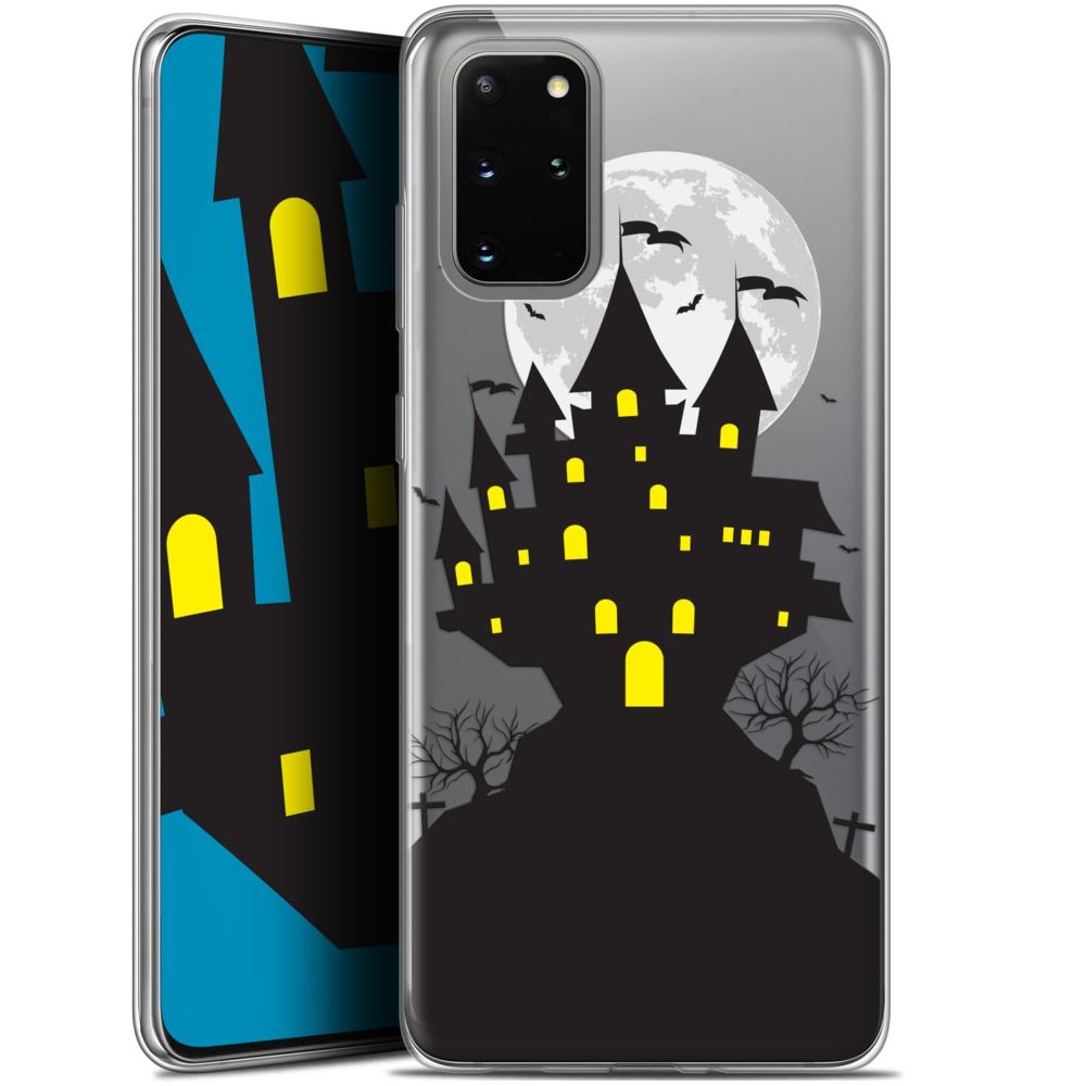 Caseink - Coque Pour Samsung S20+ (6.7 ) [Gel HD Collection Halloween Design Castle Scream - Souple - Ultra Fin - Imprimé en France] - Coque, étui smartphone