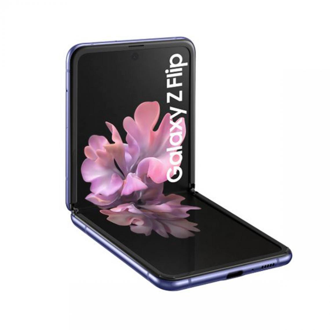 Samsung - Samsung Galaxy Z Flip 8Go/256Go Violet (Mirror Purple) Dual SIM F700F - Smartphone Android